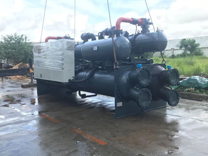 500 Ton Falling Film Evaporator Water Cooled Industrial Chiller