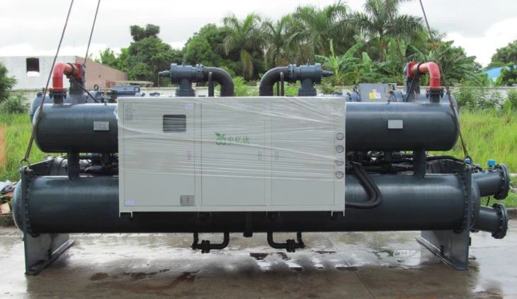 500 Ton Falling Film Evaporator Water Cooled Industrial Chiller